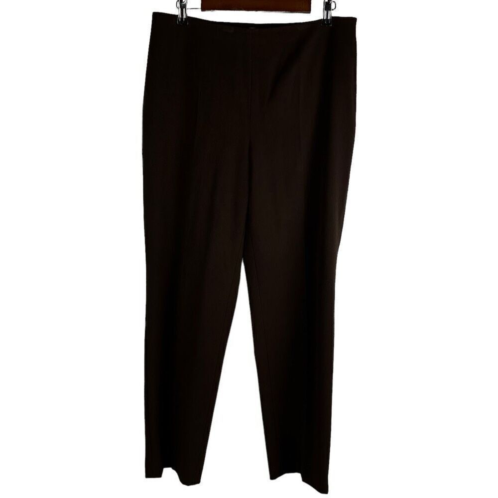 Talbots Heritage Slim Brown Pant size 12